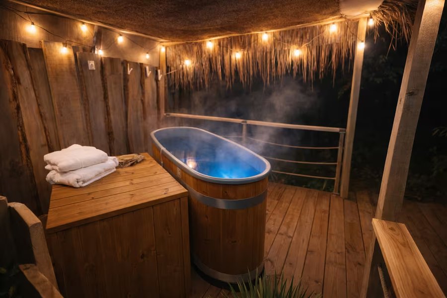 BOHO LODGE & Spa : Bulle en Rhône-Alpes (Auvergne-Rhône-Alpes) – cadre naturel Ain