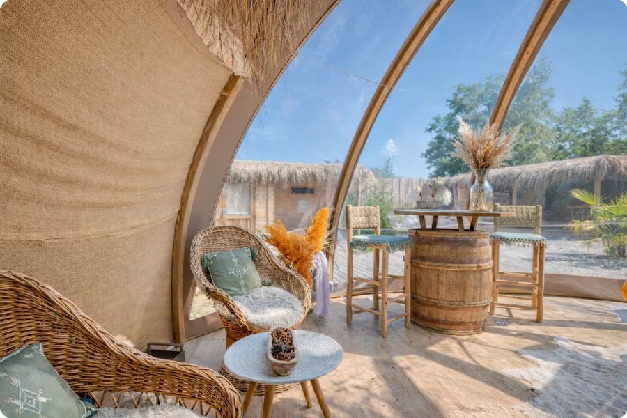 BOHO LODGE & Spa : Bulle en Rhône-Alpes (Auvergne-Rhône-Alpes) – photo 12 sur 21