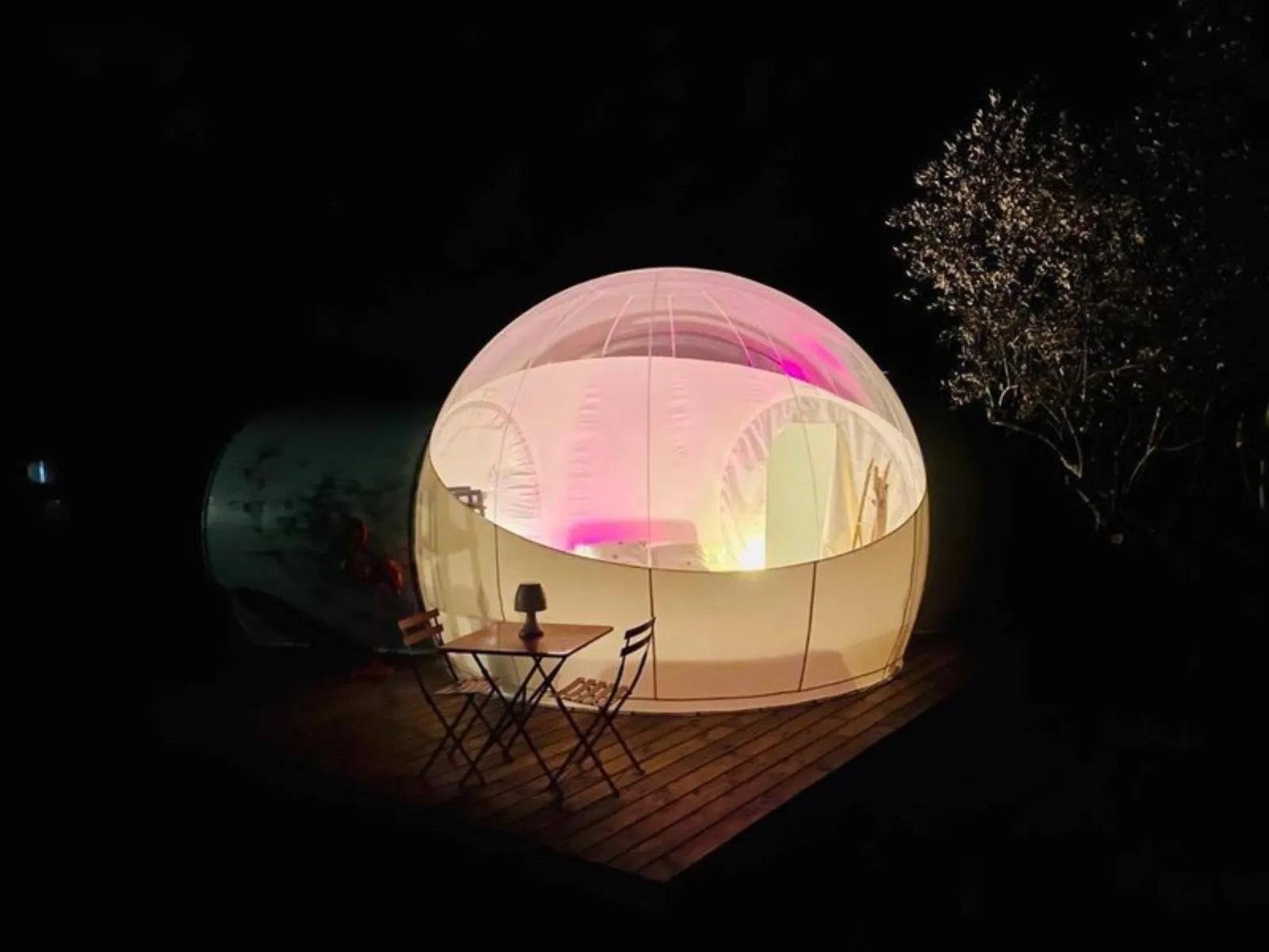 Équipements de la bulle à Trans En Provence