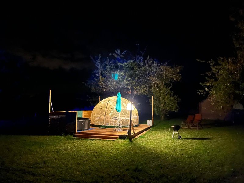 Jolie bulle sous les étoiles & Spa : Bulle en Centre (Centre-Val de Loire) – bulle à Villiers Au Bouin, Indre-et-Loire