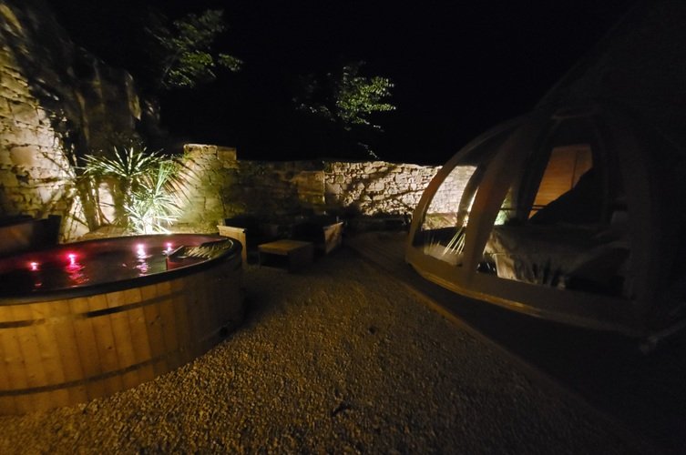 Intérieur bulle à Tuffalun