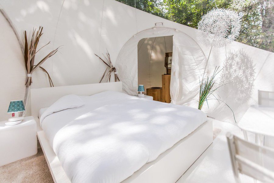 Chambre bulle sous les étoiles à Pompignac