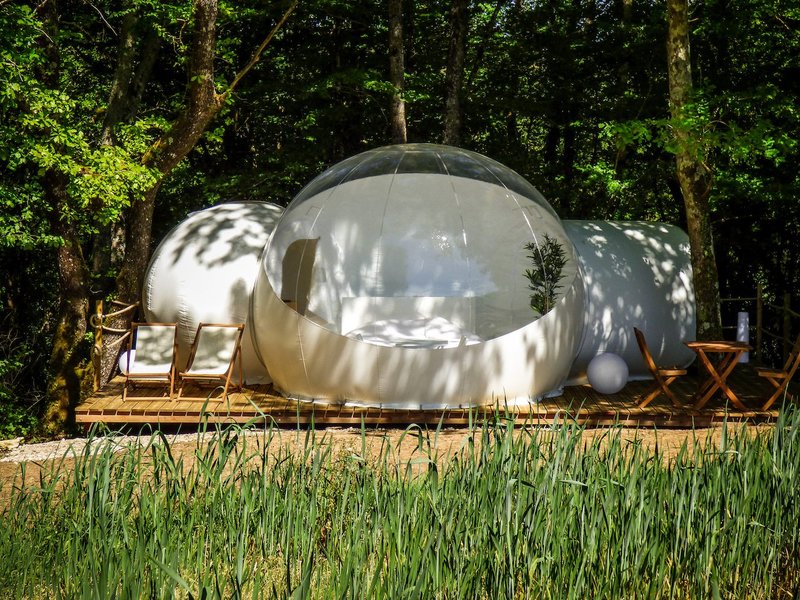 Bulle Spa Caudalie : Bulle en Aquitaine (Nouvelle Aquitaine) – vue extérieure