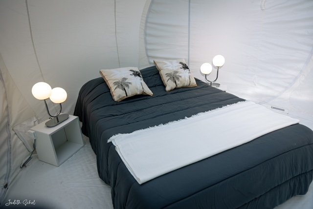 Équipements de la bulle à Bagneaux-Sur-Loing