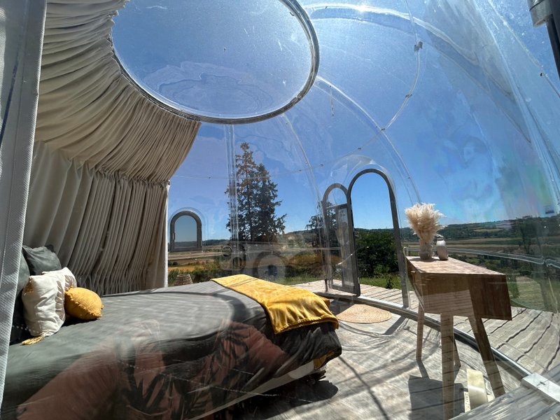 Bulle DODO LODGE - 2 : Bulle en Rhône-Alpes (Auvergne-Rhône-Alpes) – vue extérieure