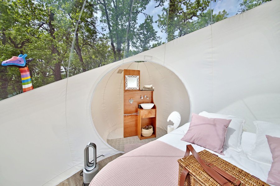 Chambre bulle sous les étoiles à Cahuzac Sur Vère