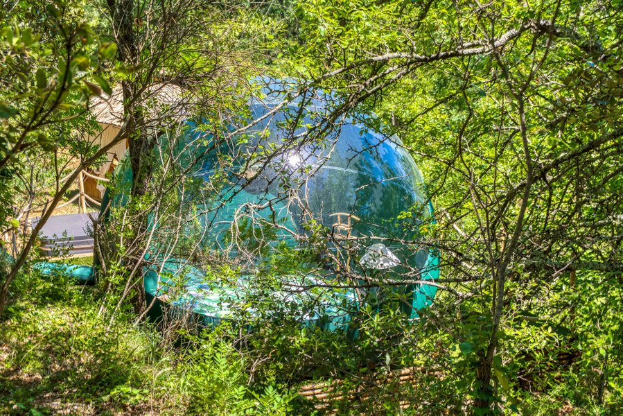 Chambre bulle sous les étoiles à Méounes-Les-Montrieux