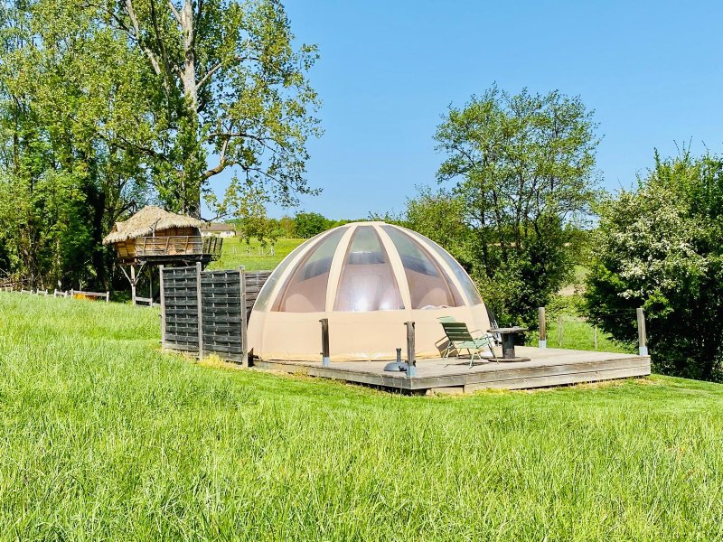 Intérieur bulle à Vignieu