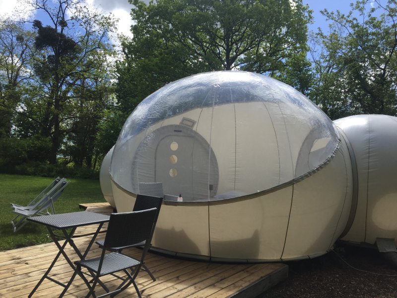 Bubble star : Bulle en Pays de la Loire – cadre naturel Mayenne