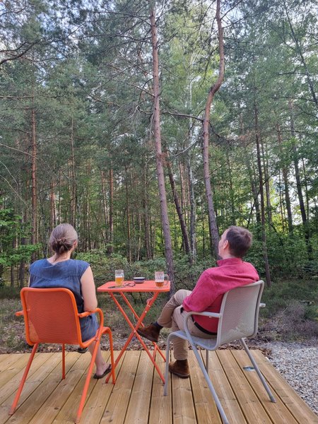 Chambre bulle sous les étoiles à Souesmes