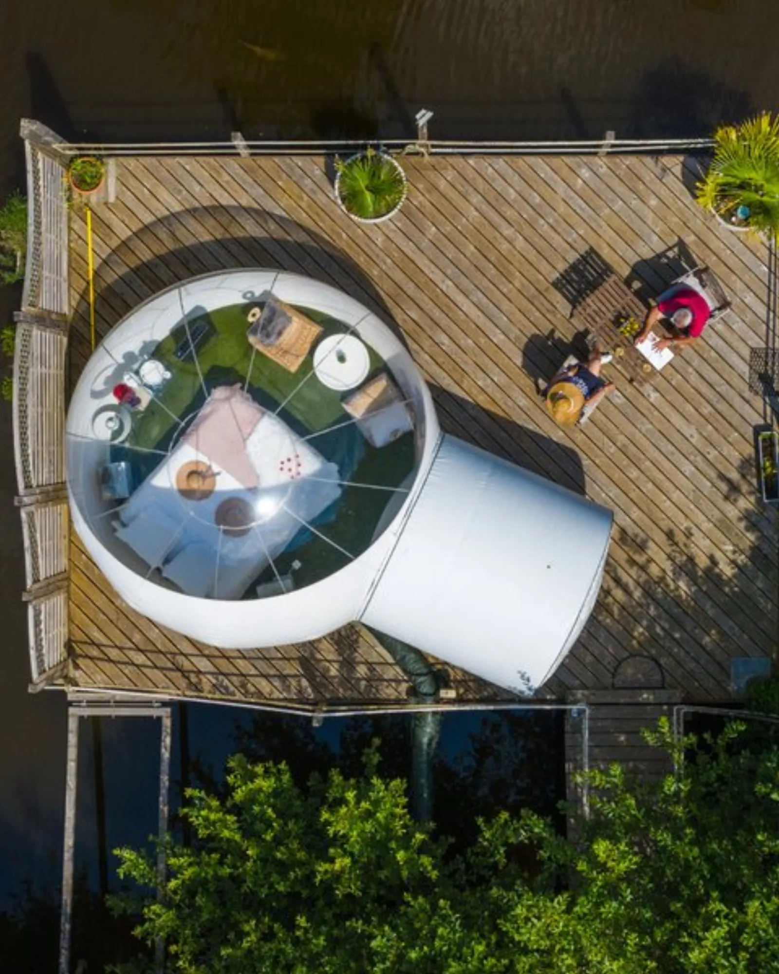 Bulle flottante : Bulle en Bretagne - cadre naturel Finistère