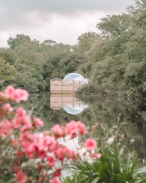 Chambre bulle sous les étoiles à La Roche Maurice