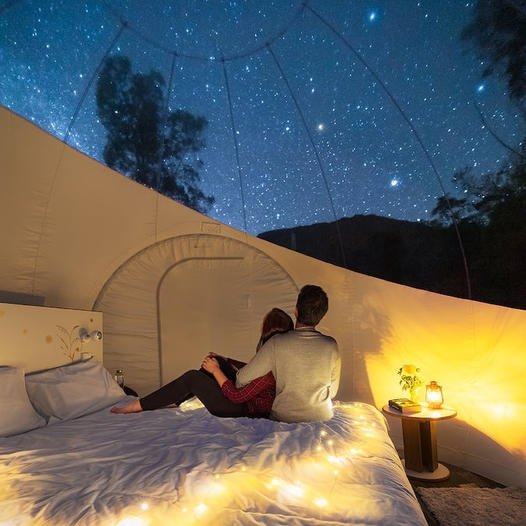 Bulle UMa avec planche dînatoire et petit-déjeuner : Bulle en Nord-Pas-de-Calais (Hauts-de-France) – bulle à Drincham, Nord