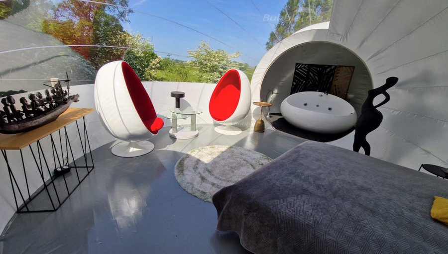 Bulle Yin Yang & balnéo avec planche dînatoire et petit-déjeuner : Bulle en Nord-Pas-de-Calais (Hauts-de-France) – photo 7 sur 17