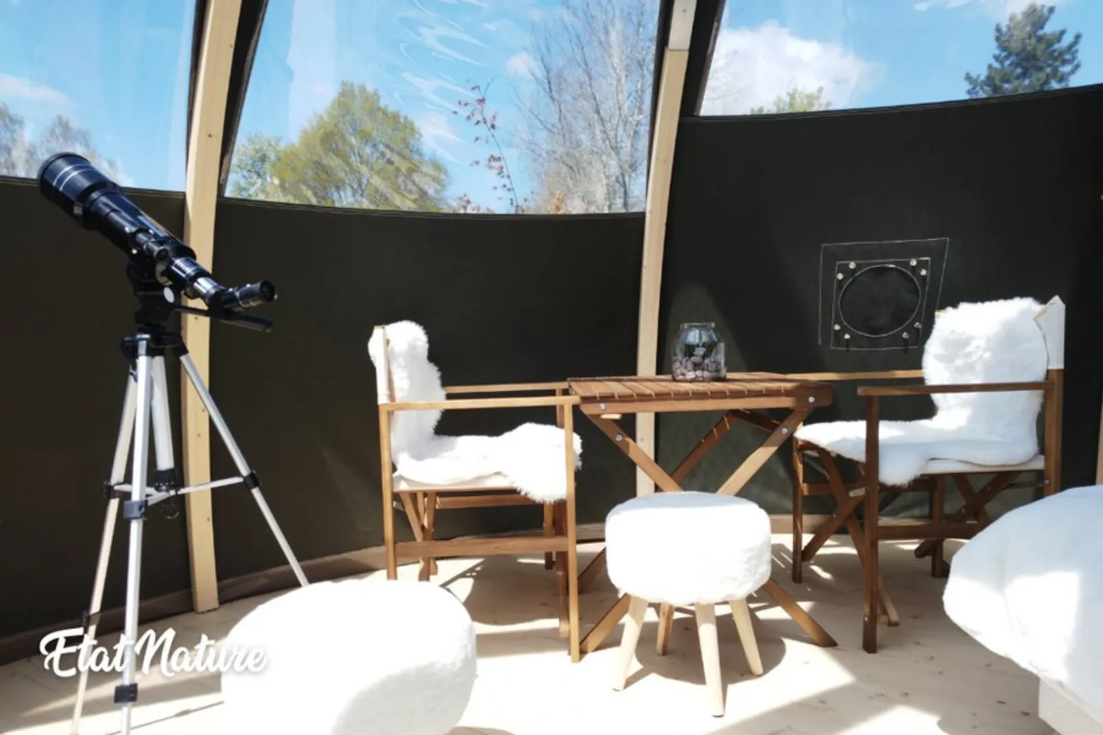 Intérieur bulle à Magnières