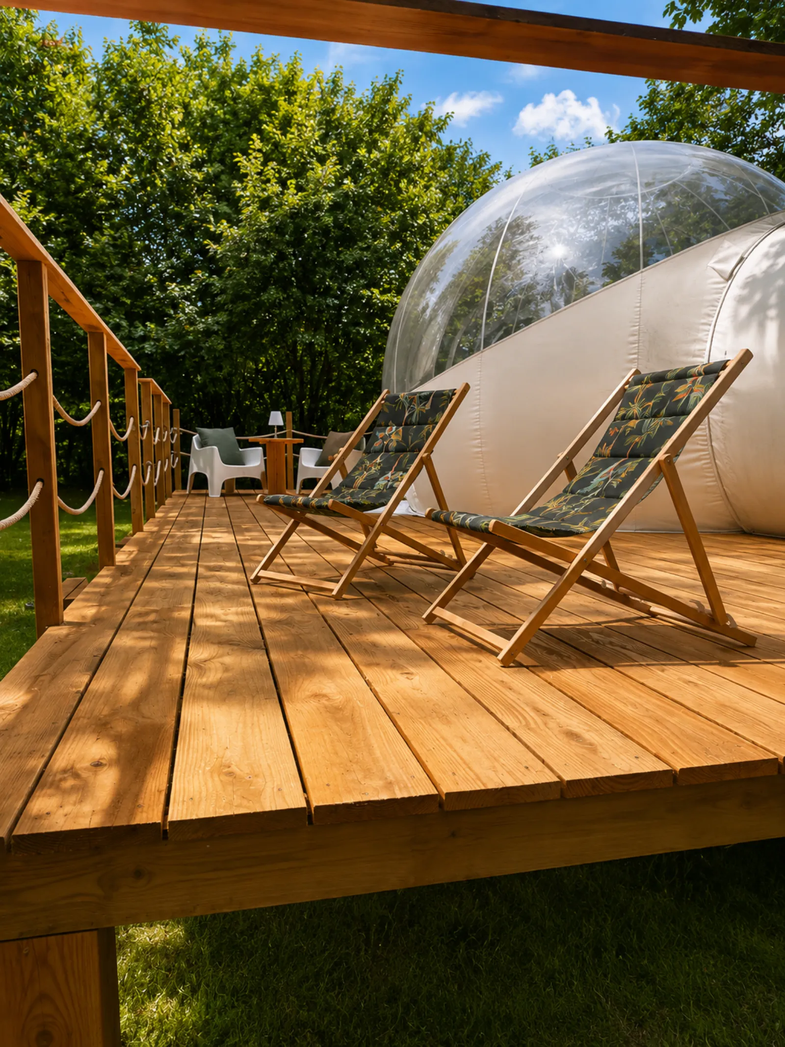 L'Elyebulle - Bulle climatisée entre Lot et Dordogne (Montcléra, Lot) - cadre naturel Lot