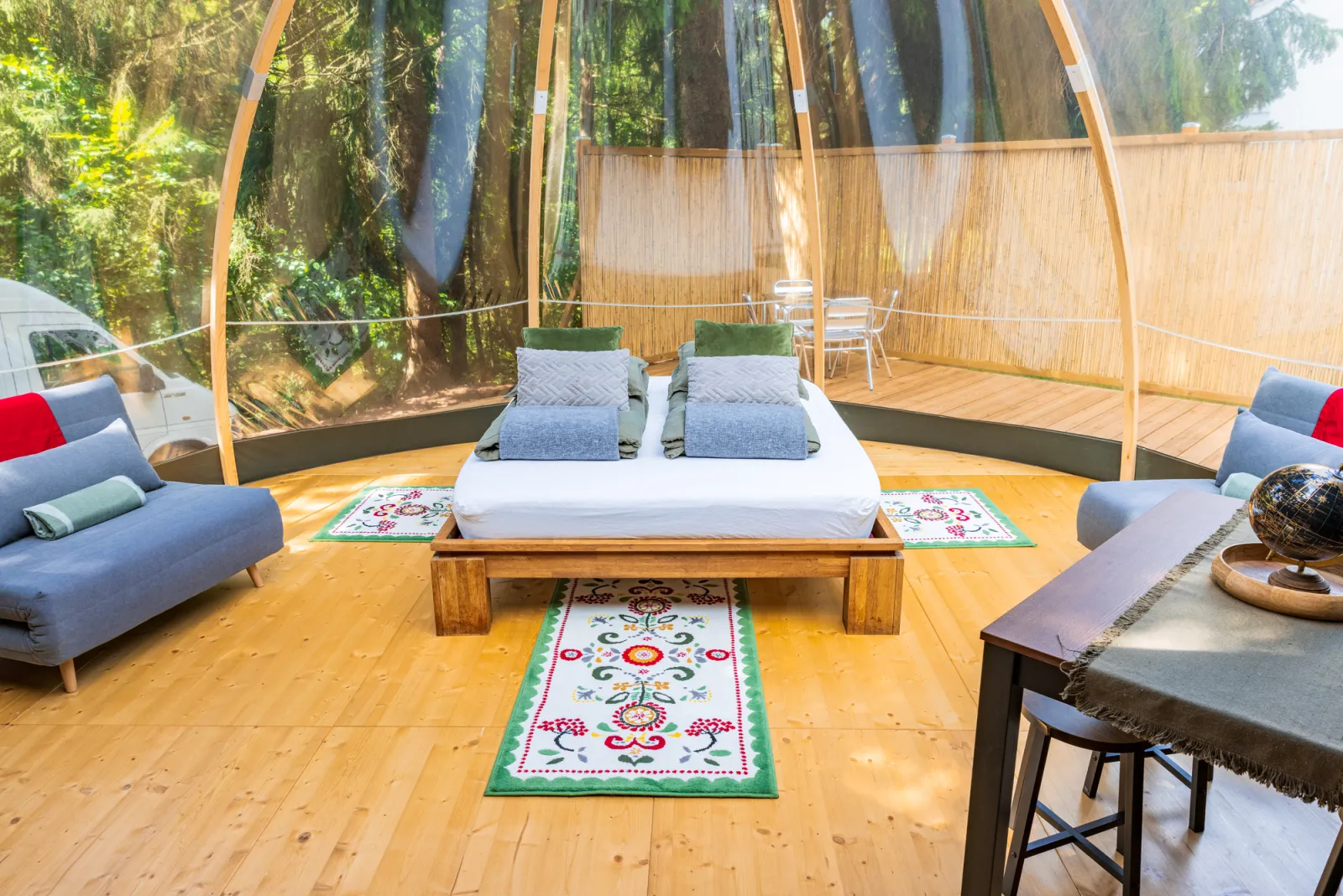 Le Wigwam & Spa - Dôme transparent avec spa privatif (Siersthal, Moselle) - photo 6 sur 16