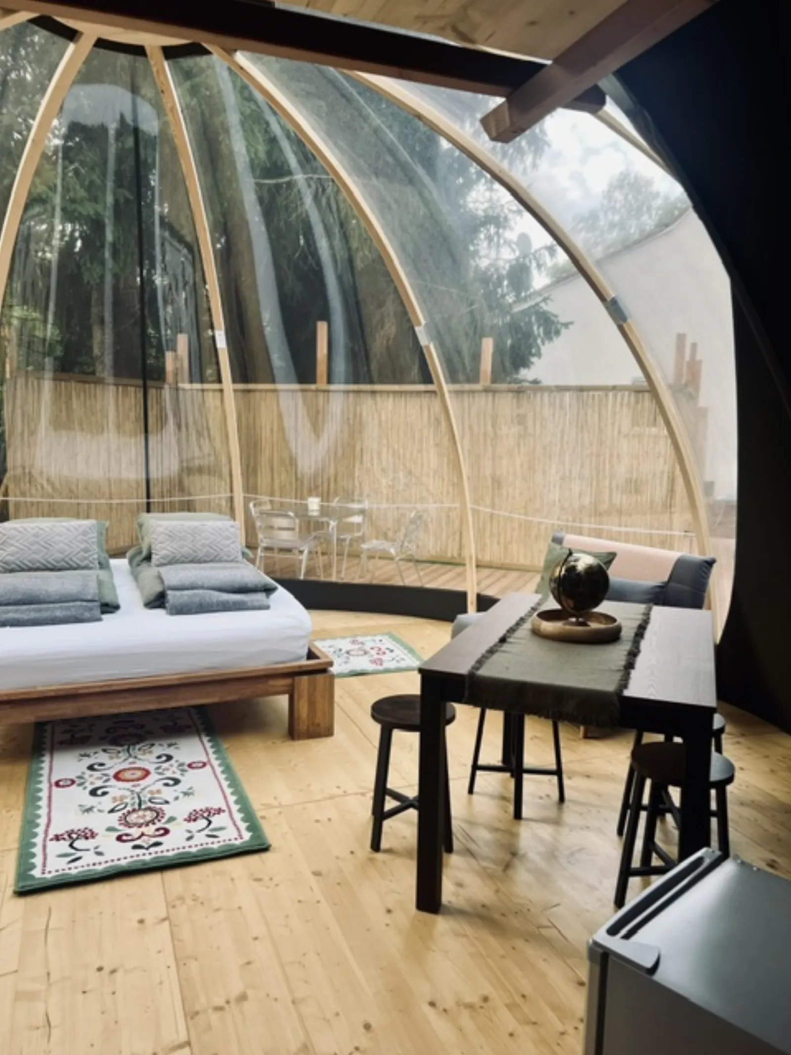 Le Wigwam & Spa - Dôme transparent avec spa privatif (Siersthal, Moselle) - photo 8 sur 16