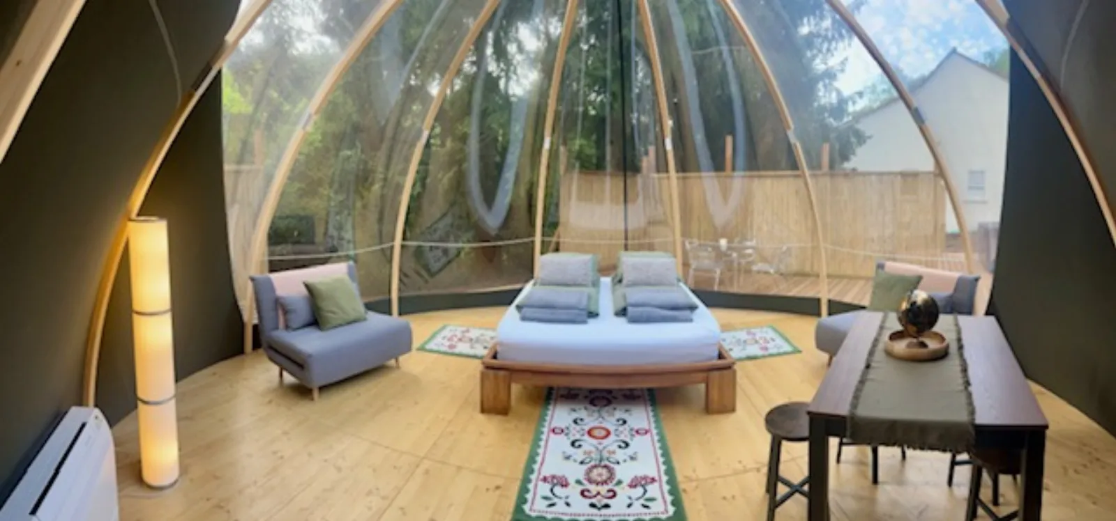 Le Wigwam & Spa - Dôme transparent avec spa privatif (Siersthal, Moselle) - photo 9 sur 16