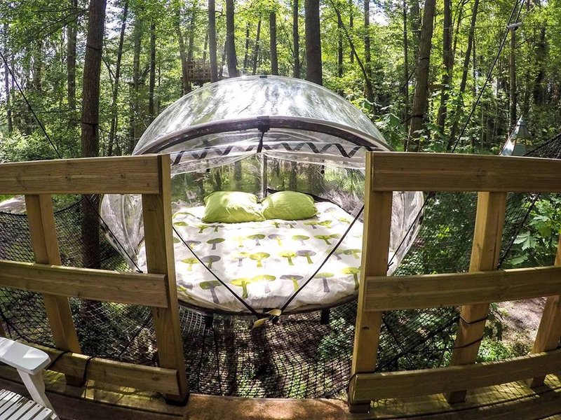 Chambre bulle sous les étoiles à Noisy-Sur-Ecole