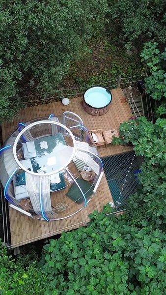 Intérieur bulle à Maureillas-Las-Illas