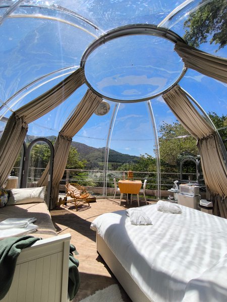 La Big'Bulle Transparente : Bulle en Midi-Pyrénées (Occitanie) – cadre naturel Hautes-Pyrénées