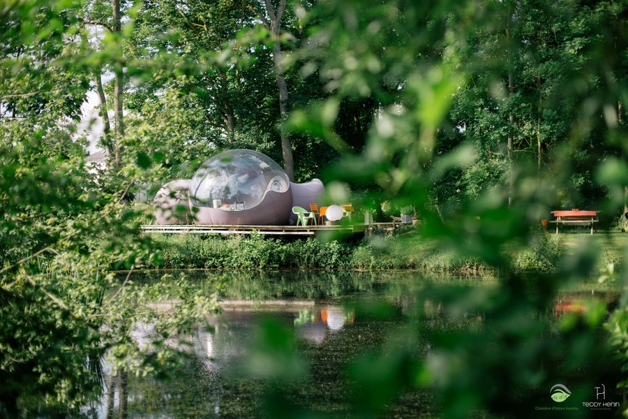 La Bulle au bord de l'eau & Spa et Vélos électriques : Bulle en Picardie (Hauts-de-France) – bulle à Epagne Epagnette, Somme