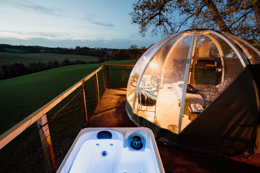 Bulle au sommet du Chêne & Spa : Bulle en Midi-Pyrénées (Occitanie) – photo 10 sur 22