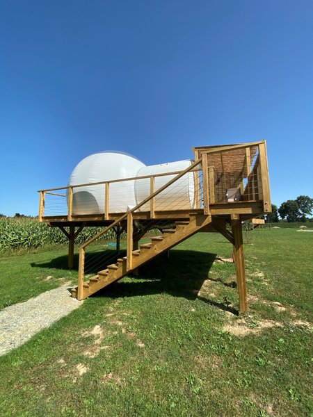 La Bulle de la Fée Morgane : Bulle en Bretagne – bulle à Boisgervilly, Ille-et-Vilaine