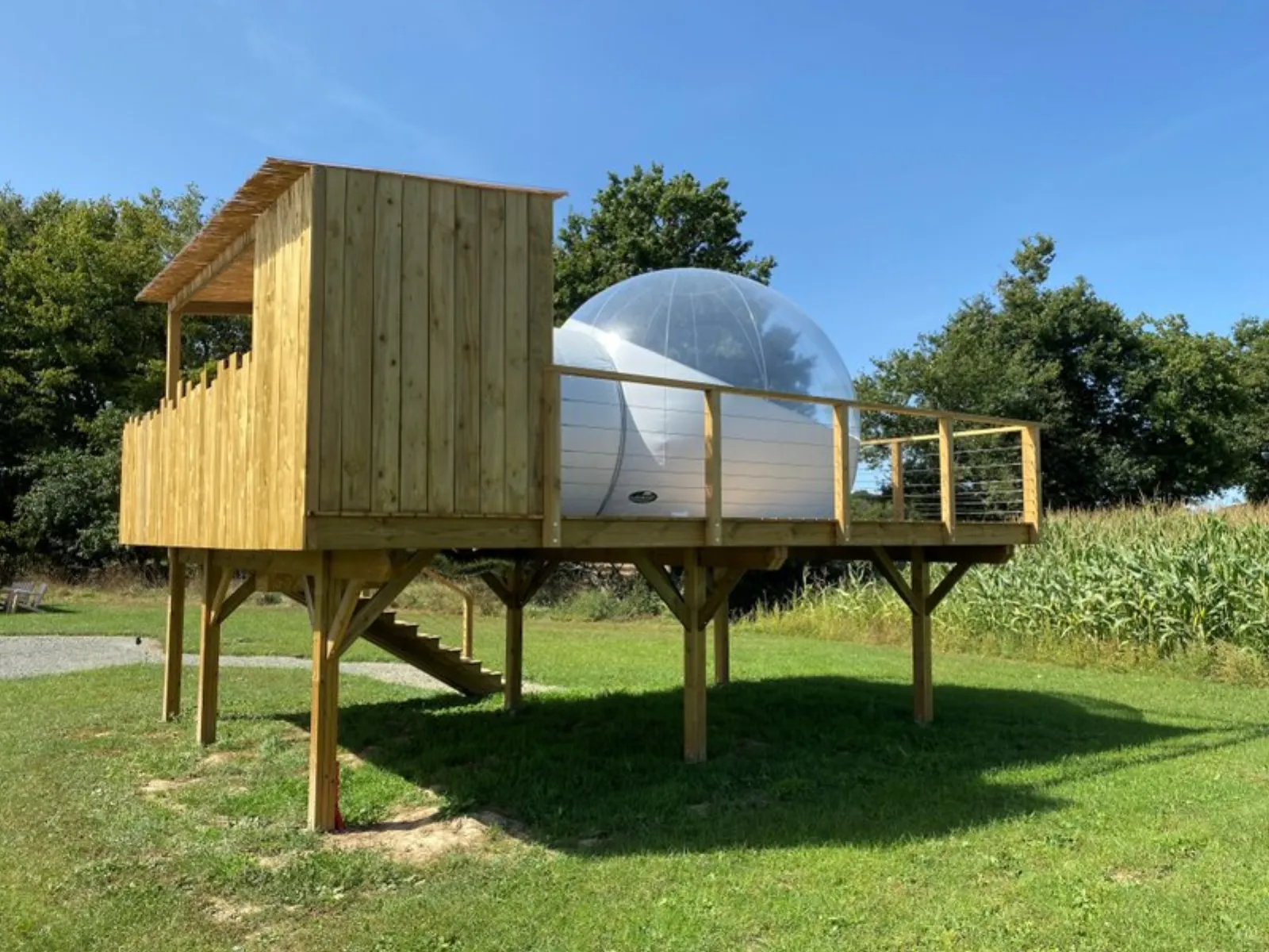 La Bulle de la Fée Morgane : Bulle en Bretagne - cadre naturel Ille-et-Vilaine
