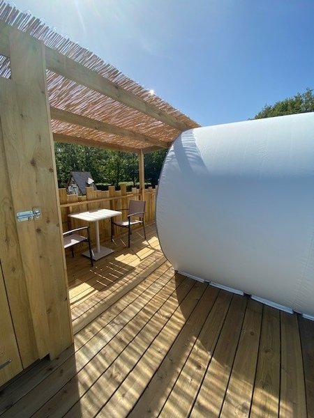 Chambre bulle sous les étoiles à Boisgervilly