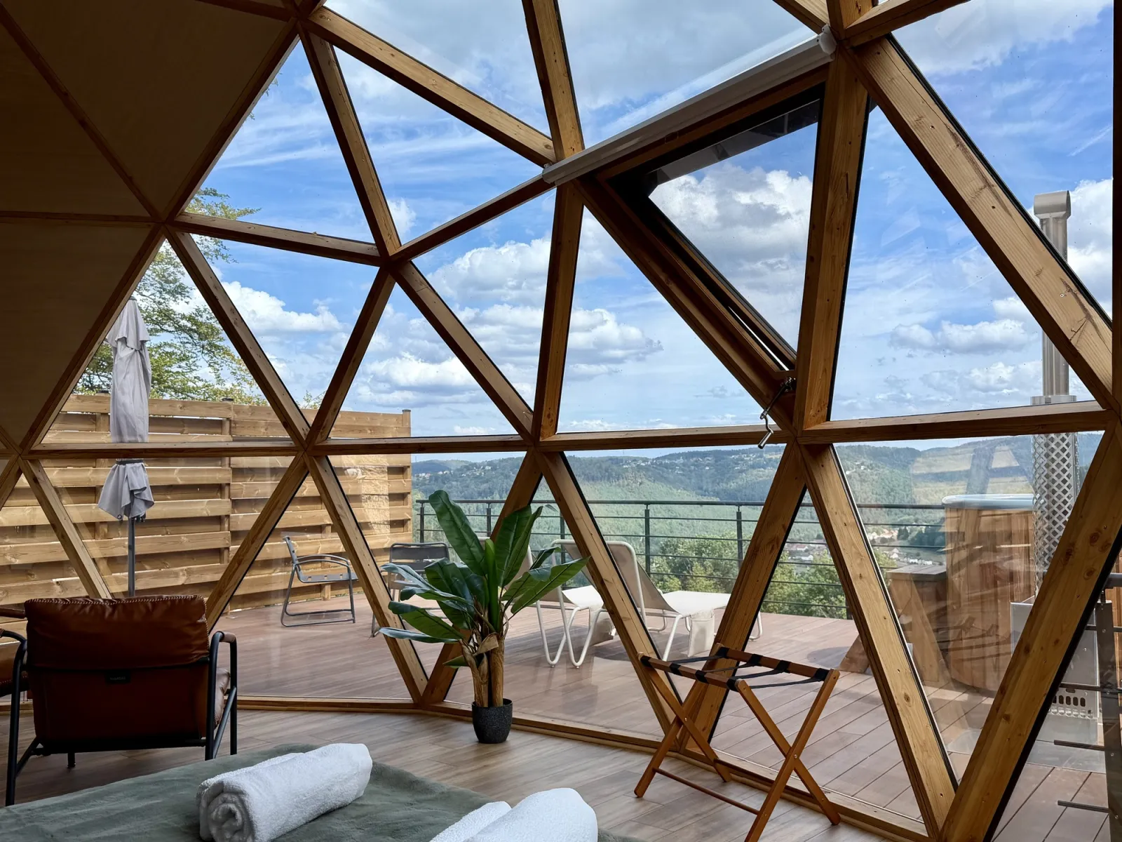 Dôme Aura - Dôme avec sauna panoramique et bain nordique (Hommert, Moselle) - photo 6 sur 25