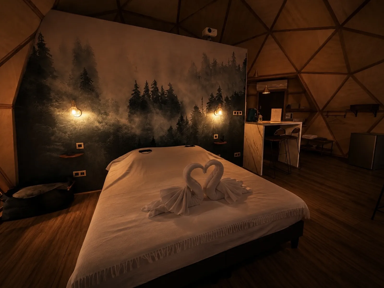 Dôme Aura - Dôme avec sauna panoramique et bain nordique (Hommert, Moselle) - photo 13 sur 25