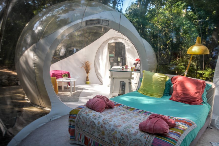 Chambre bulle sous les étoiles à Hossegor