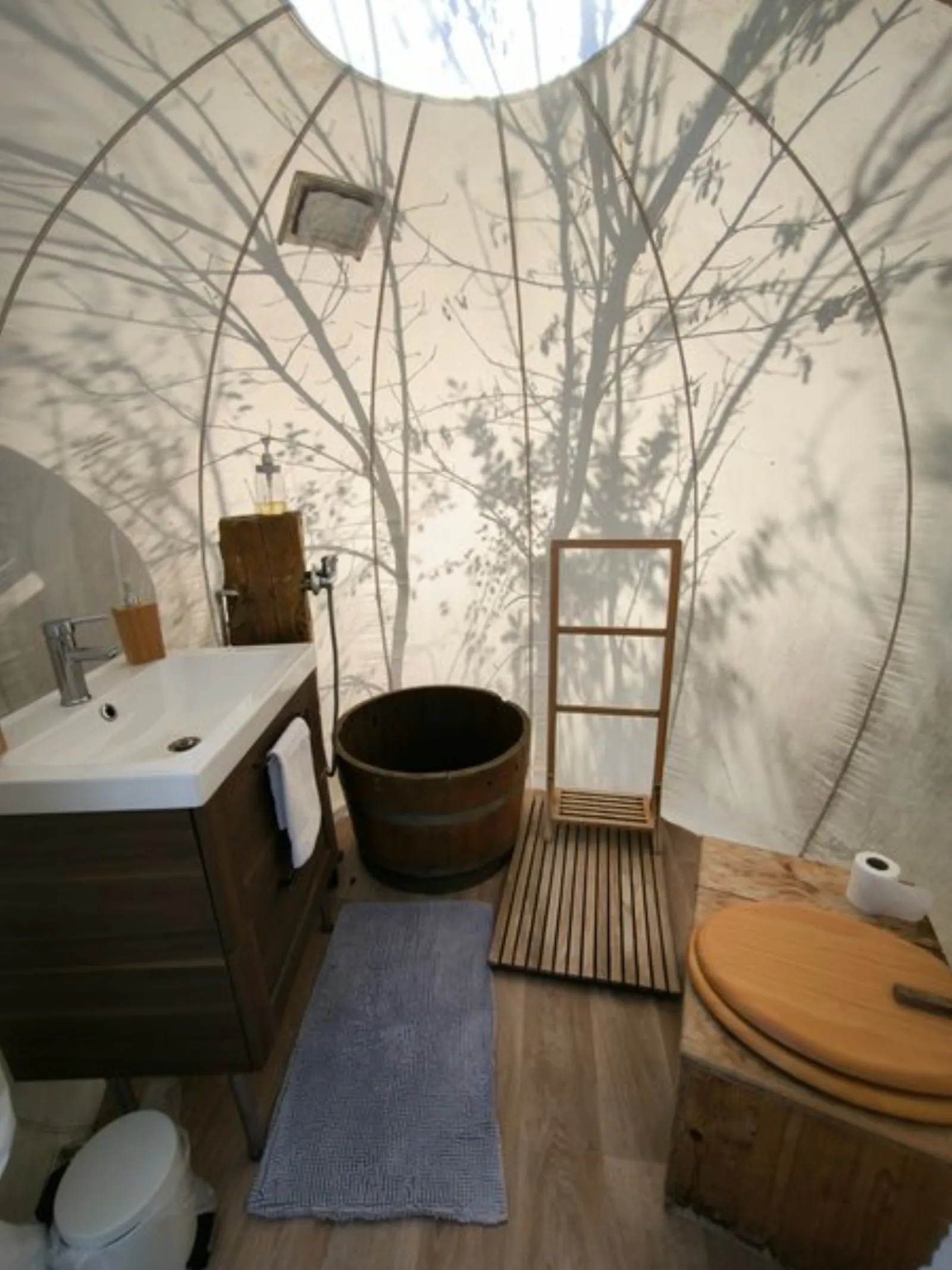 Chambre bulle sous les étoiles à Puycornet