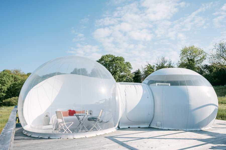 Bulle de Luxe & Spa Coton : Bulle en Midi-Pyrénées (Occitanie) – bulle à Cabrerets, Lot