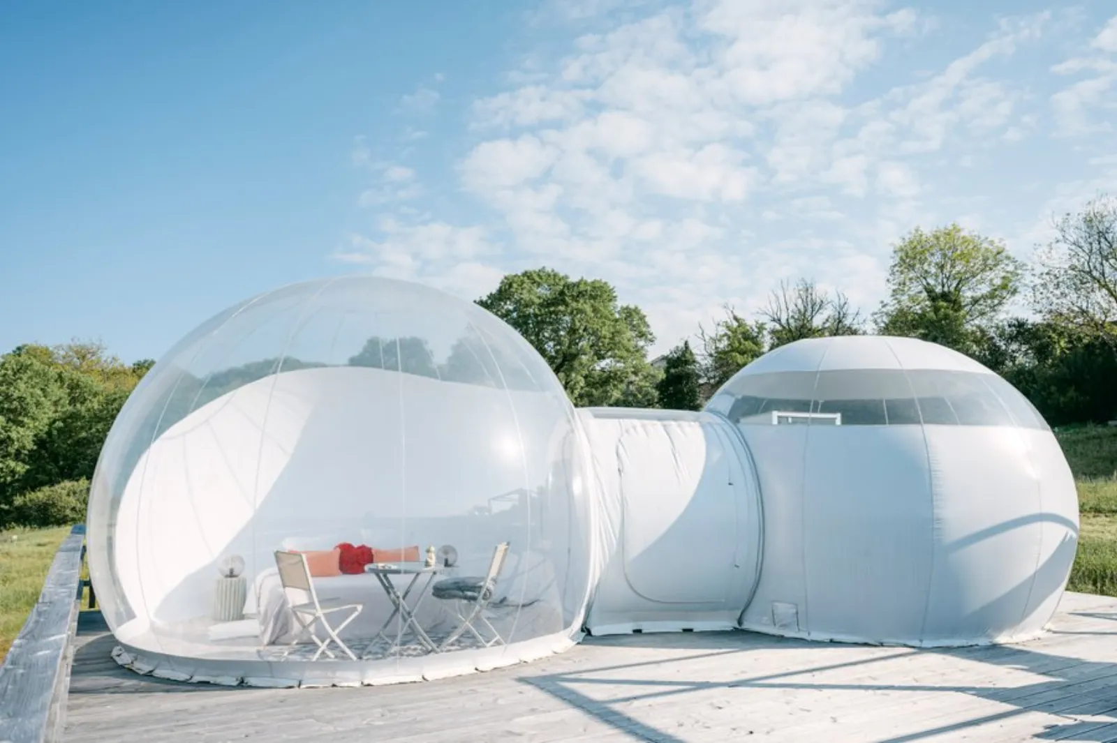 Bulle de Luxe & Spa Coton : Bulle en Midi-Pyrénées (Occitanie) - bulle à Cabrerets, Lot