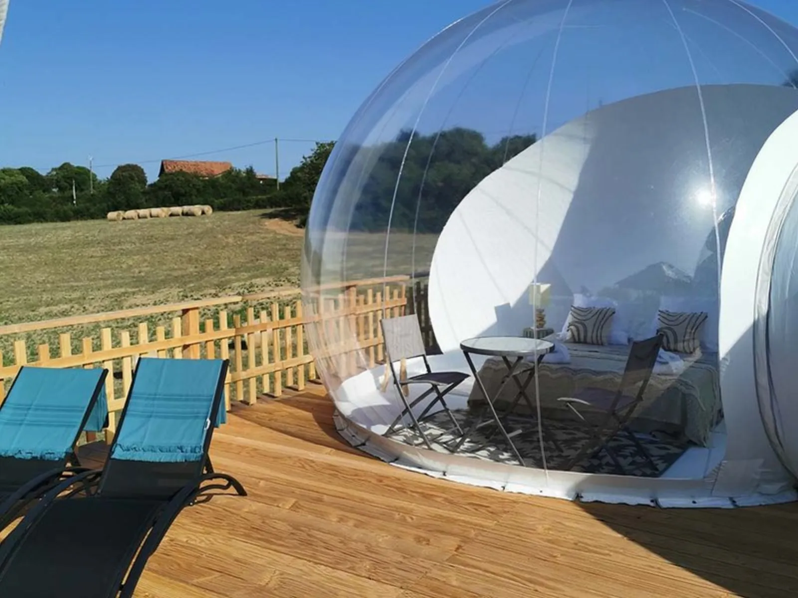 Bulle de Luxe & Spa Coton : Bulle en Midi-Pyrénées (Occitanie) - cadre naturel Lot