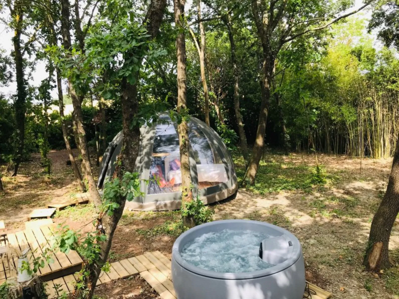 Ô Cocon du Lauragais - Dôme et Spa - bulle à Ricaud, Aude
