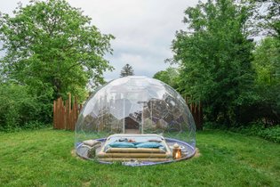 Bulle suspendue - Royaume des gourmets : Bulle en Rhône-Alpes (Auvergne-Rhône-Alpes) – photo 9 sur 14