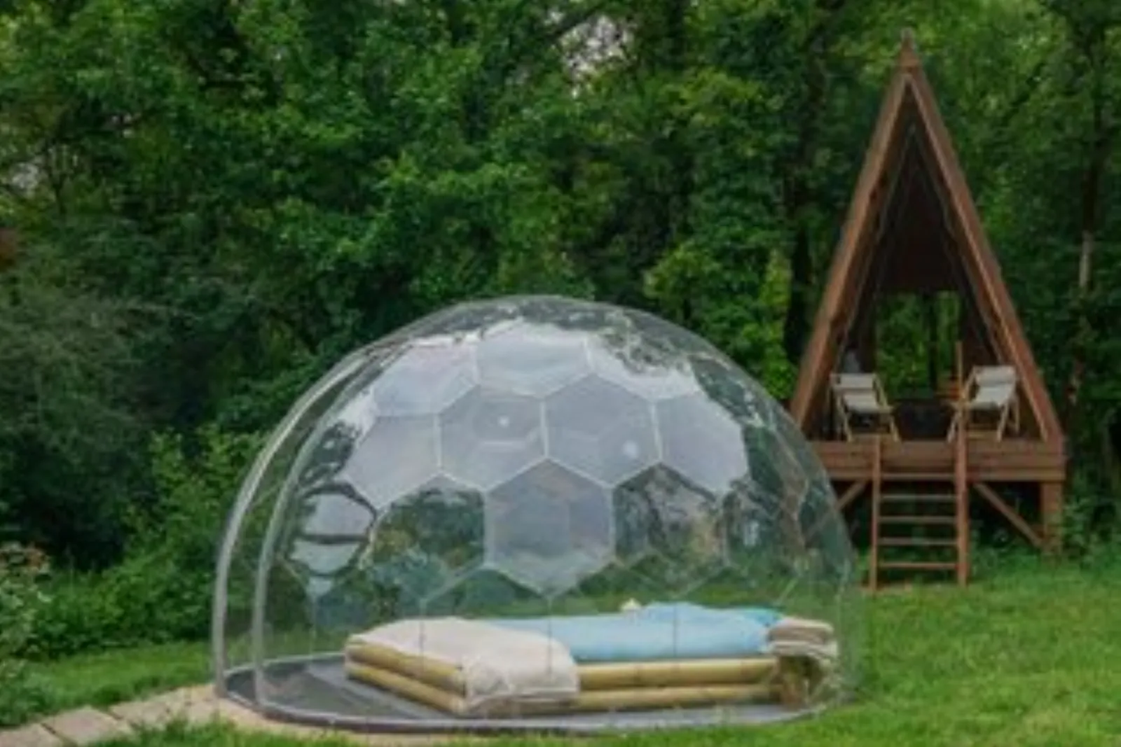 Bulle suspendue - Royaume des gourmets : Bulle en Rhône-Alpes (Auvergne-Rhône-Alpes) - photo 10 sur 14