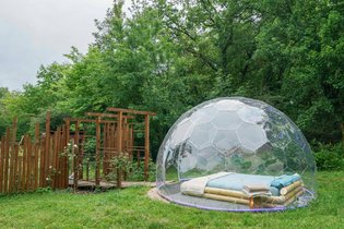 Bulle suspendue - Royaume des gourmets : Bulle en Rhône-Alpes (Auvergne-Rhône-Alpes) – photo 11 sur 14