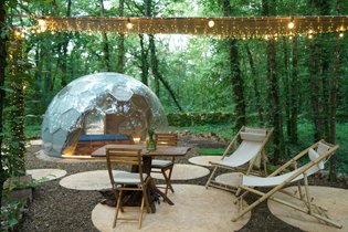 Bulle suspendue - Royaume des gourmets : Bulle en Rhône-Alpes (Auvergne-Rhône-Alpes) – photo 14 sur 14