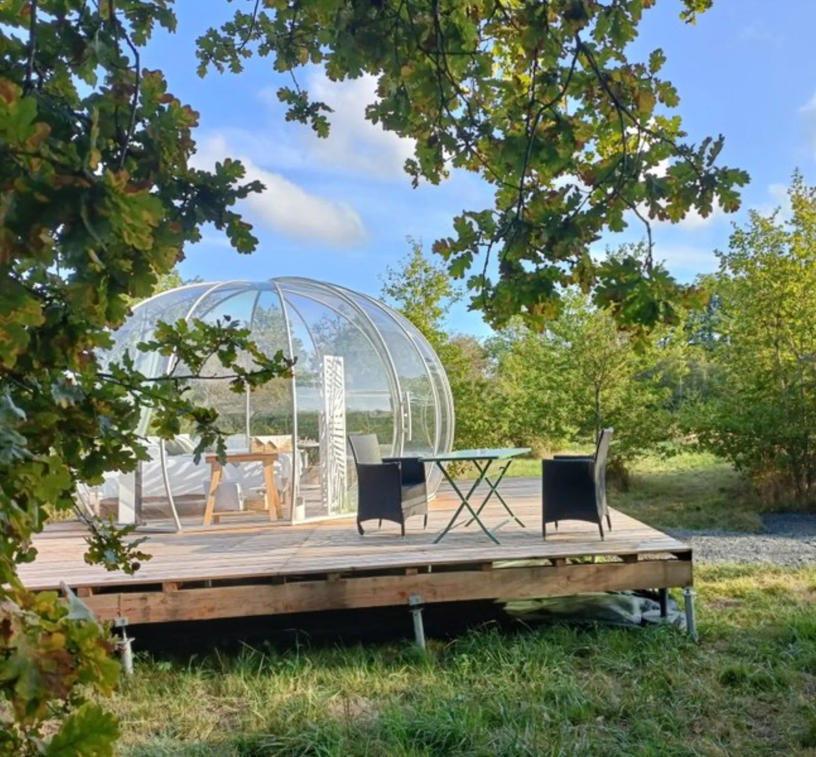 Entre rêves et chêne : Bulle en Poitou-Charentes (Nouvelle Aquitaine) - bulle à Le Vigeant, Vienne
