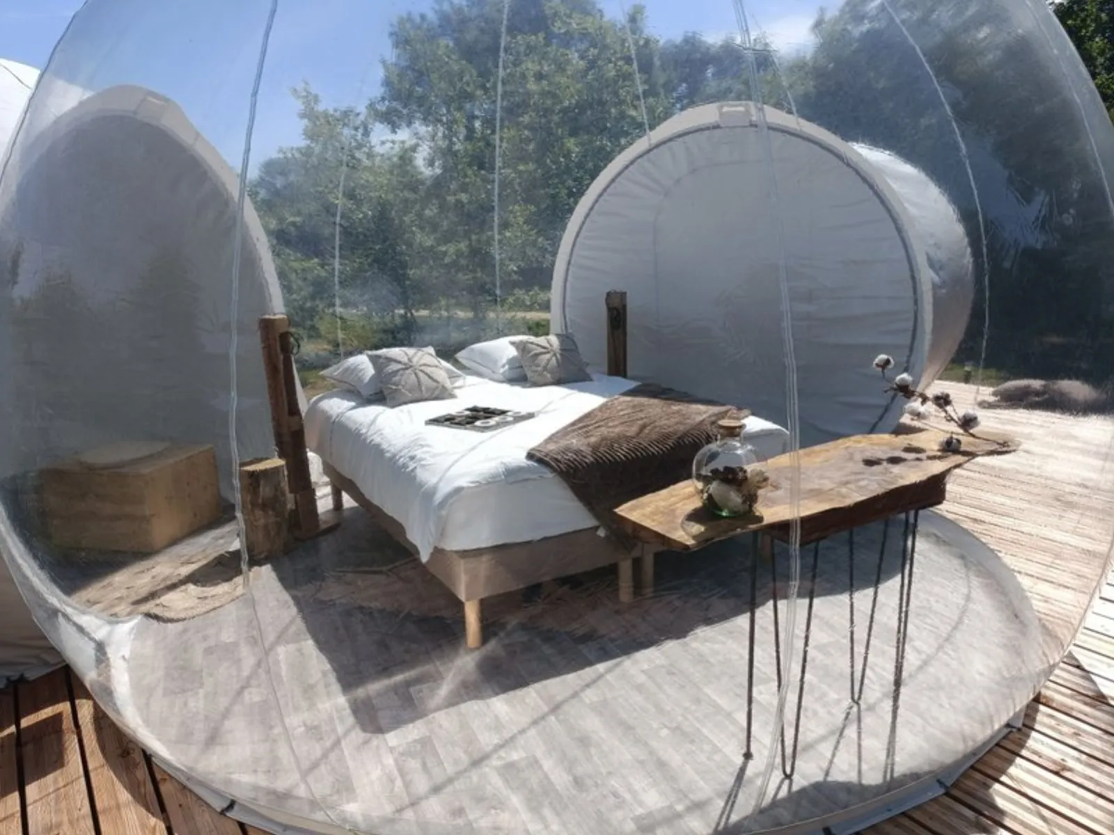 L'Ode à l'évasion : Bulle en Poitou-Charentes (Nouvelle Aquitaine) - vue extérieure
