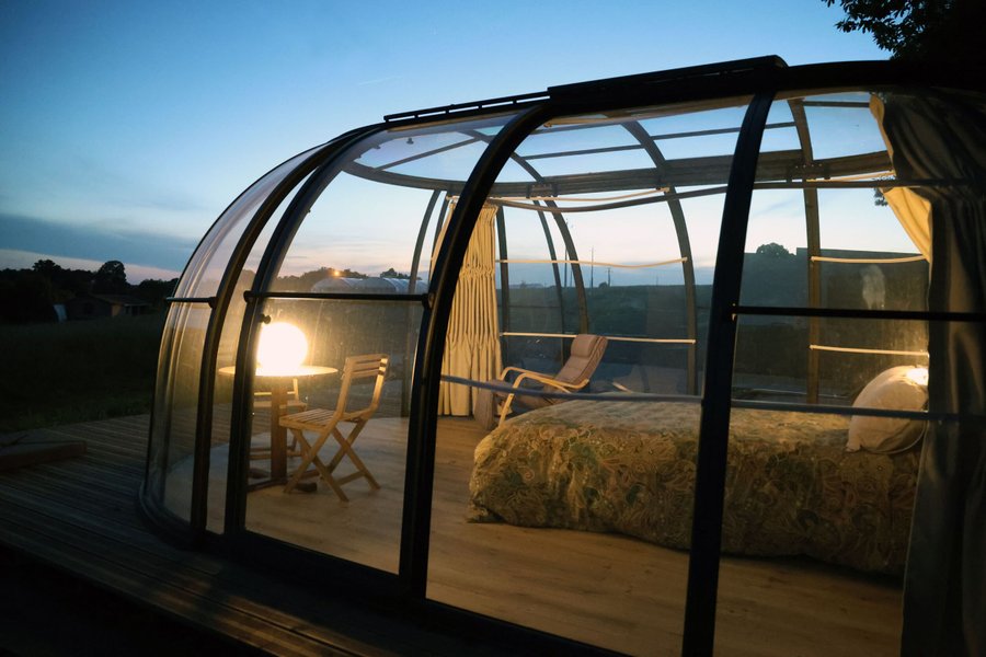 La Bulle de nuit & Spa privatisable : Bulle en Midi-Pyrénées (Occitanie) – bulle à Les Tourreilles, Haute-Garonne