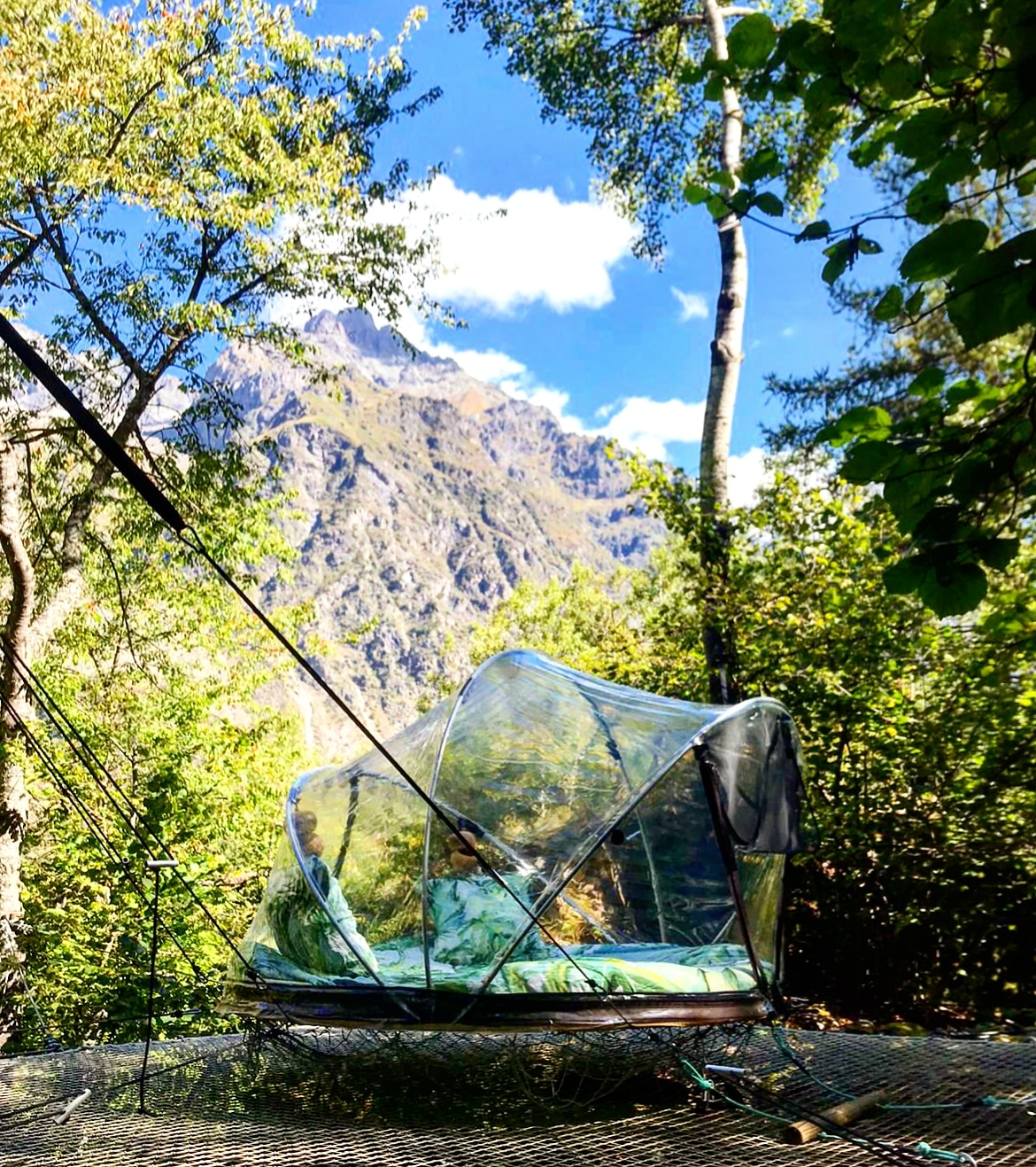 Rêvembulle – nuit suspendue dans les Écrins (La Chapelle-en-Valgaudemar) – bulle à La Chapelle-en-Valgaudemar, Hautes-Alpes