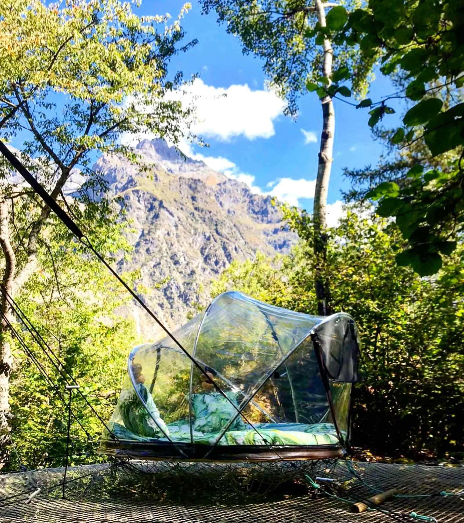 Rêvembulle - nuit suspendue dans les Écrins (La Chapelle-en-Valgaudemar) - bulle à La Chapelle-en-Valgaudemar, Hautes-Alpes