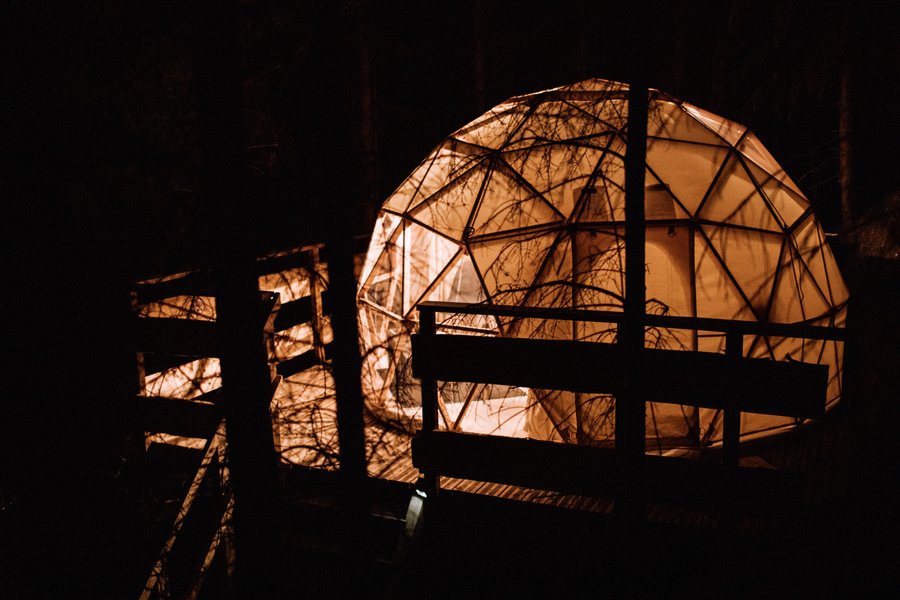 Dôme Sunset : Dôme en Lorraine (Grand Est) – vue extérieure