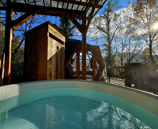 Dôme perché sur pilotis & spa : Dôme en Midi-Pyrénées (Occitanie) – photo 9 sur 68